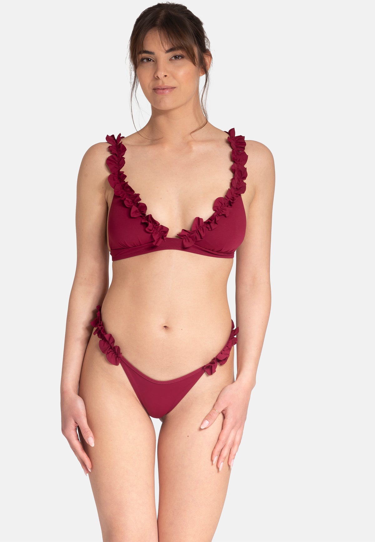 BLUETE COSTUME FANCY BLOSSOM BT-22 Colore BORDEAUX MADE IN ITALY