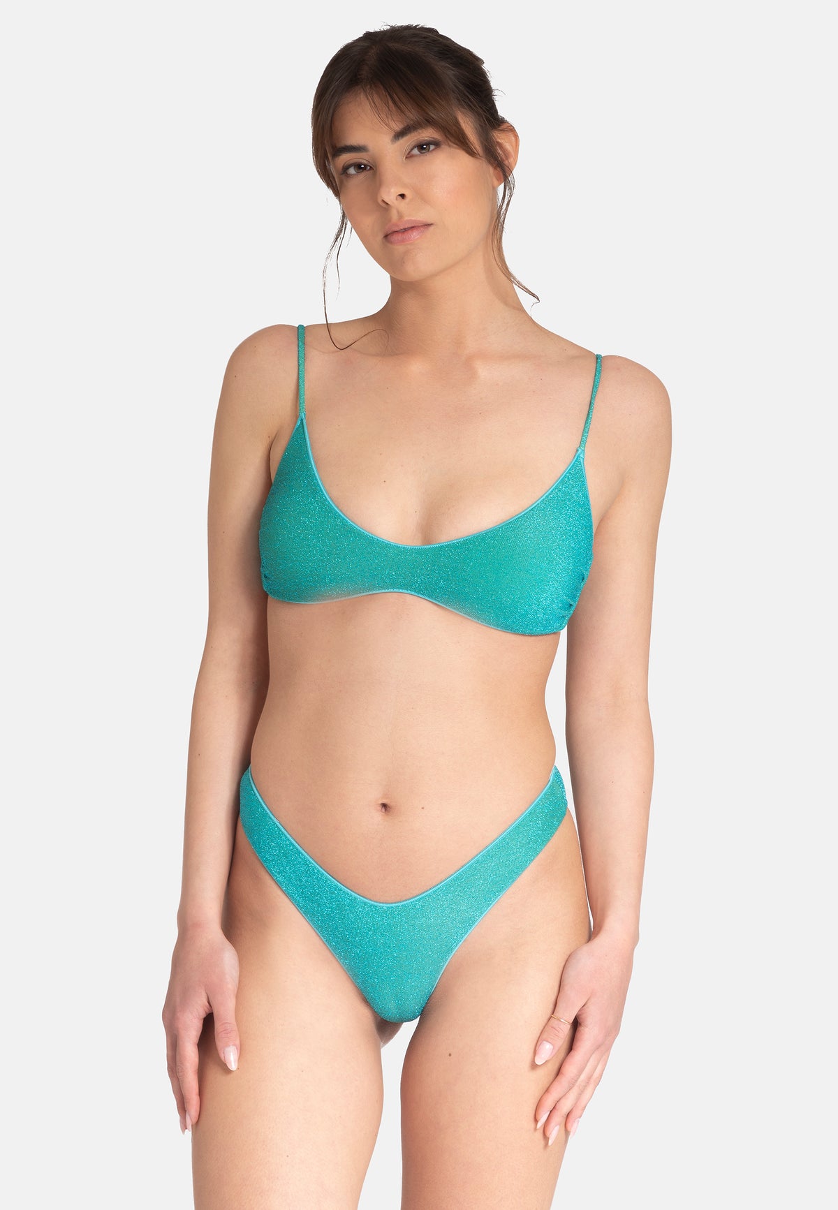 BLUETE COSTUME PARTY SHIMMER BT-20-TURQUOISE- MADE IN ITALY