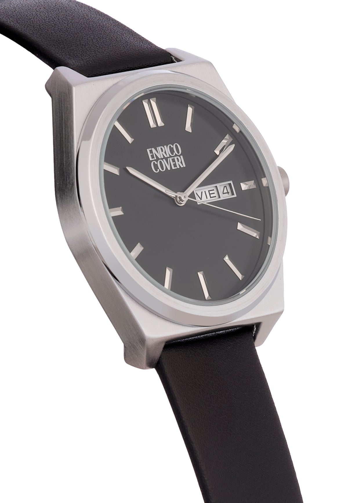 ENRICO COVERI TIME HIM GOLD OROLOGIO uomo ECTC094 NERO
