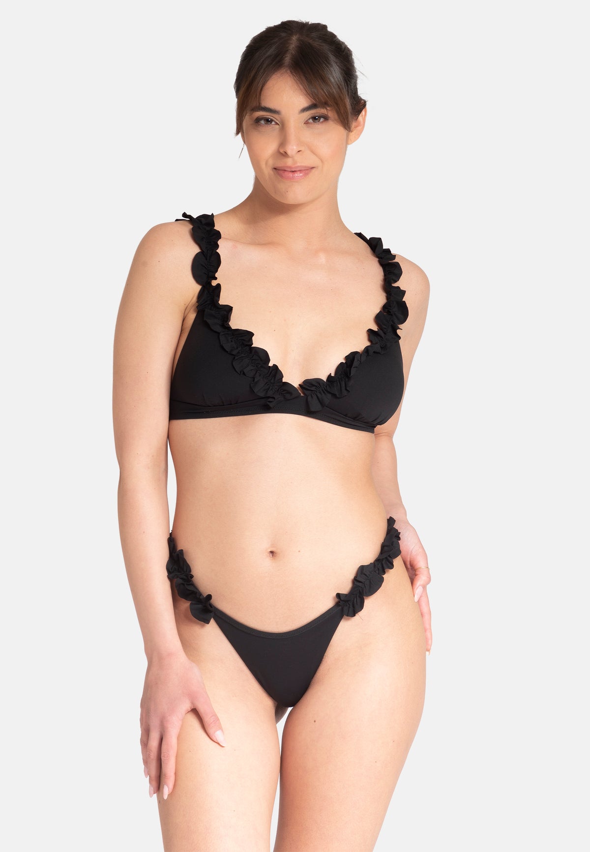 BLUETE COSTUME FANCY BLOSSOM BT-22 Colore NERO MADE IN ITALY