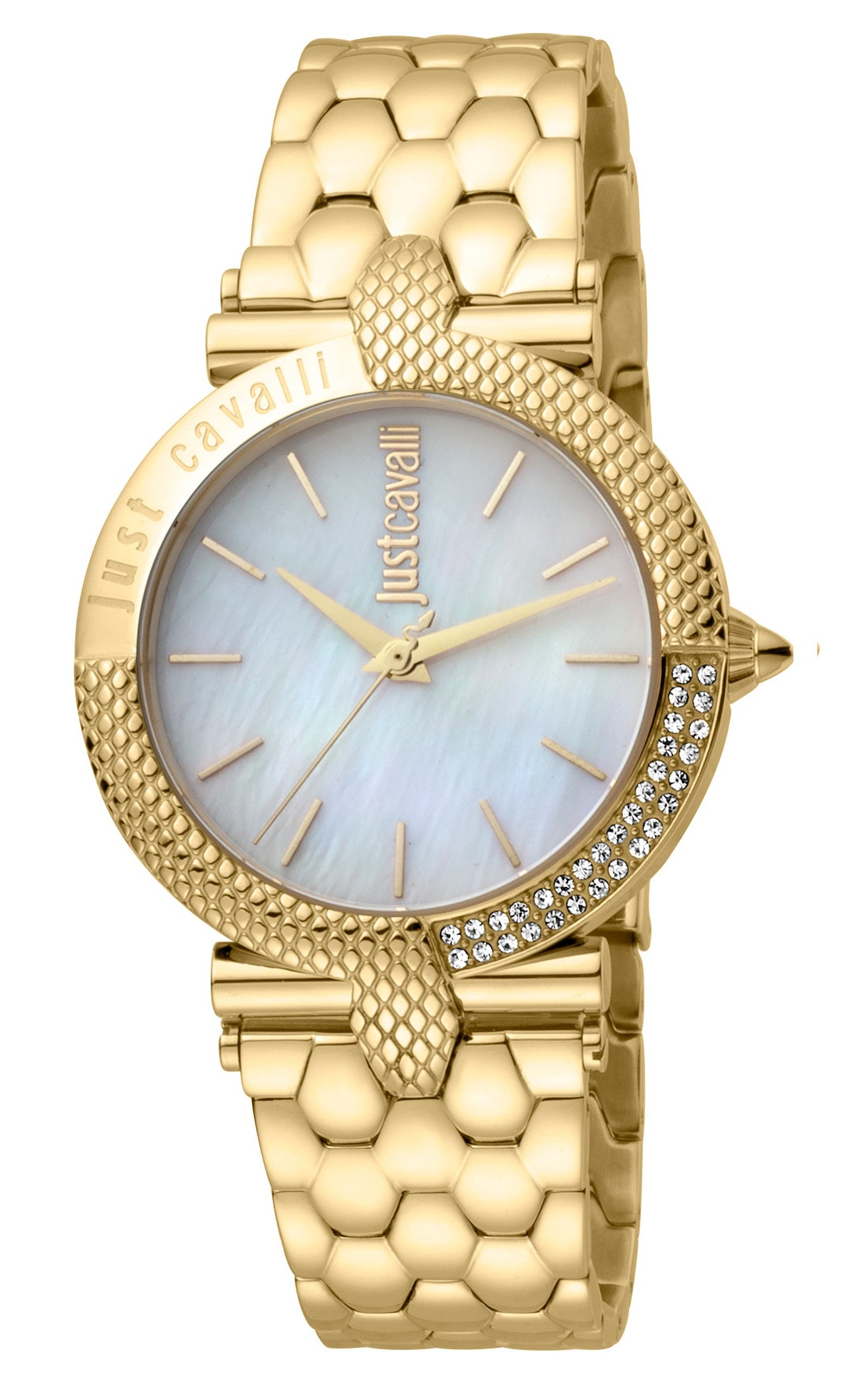 JUST CAVALLI Watch- ANIMALIER donna  JC1L105M0085 GOLD/WHITE