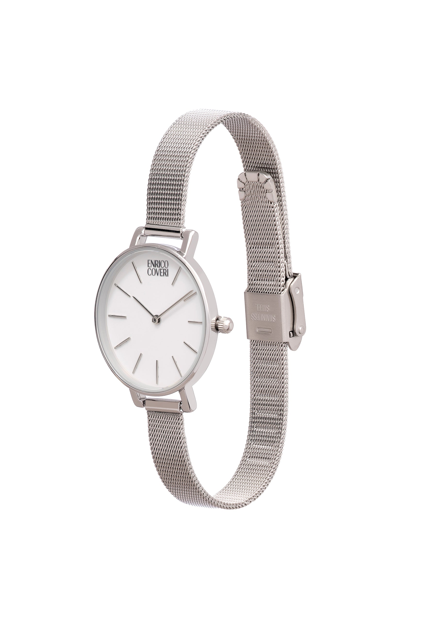 ENRICO COVERI TIME HIM OROLOGIO donna ECTC080 SILVER
