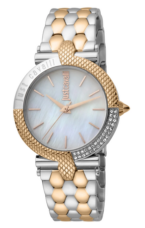 JUST CAVALLI Watch- ANIMALIER donna  JC1L105M0115 SILVER/ROSEGOLD