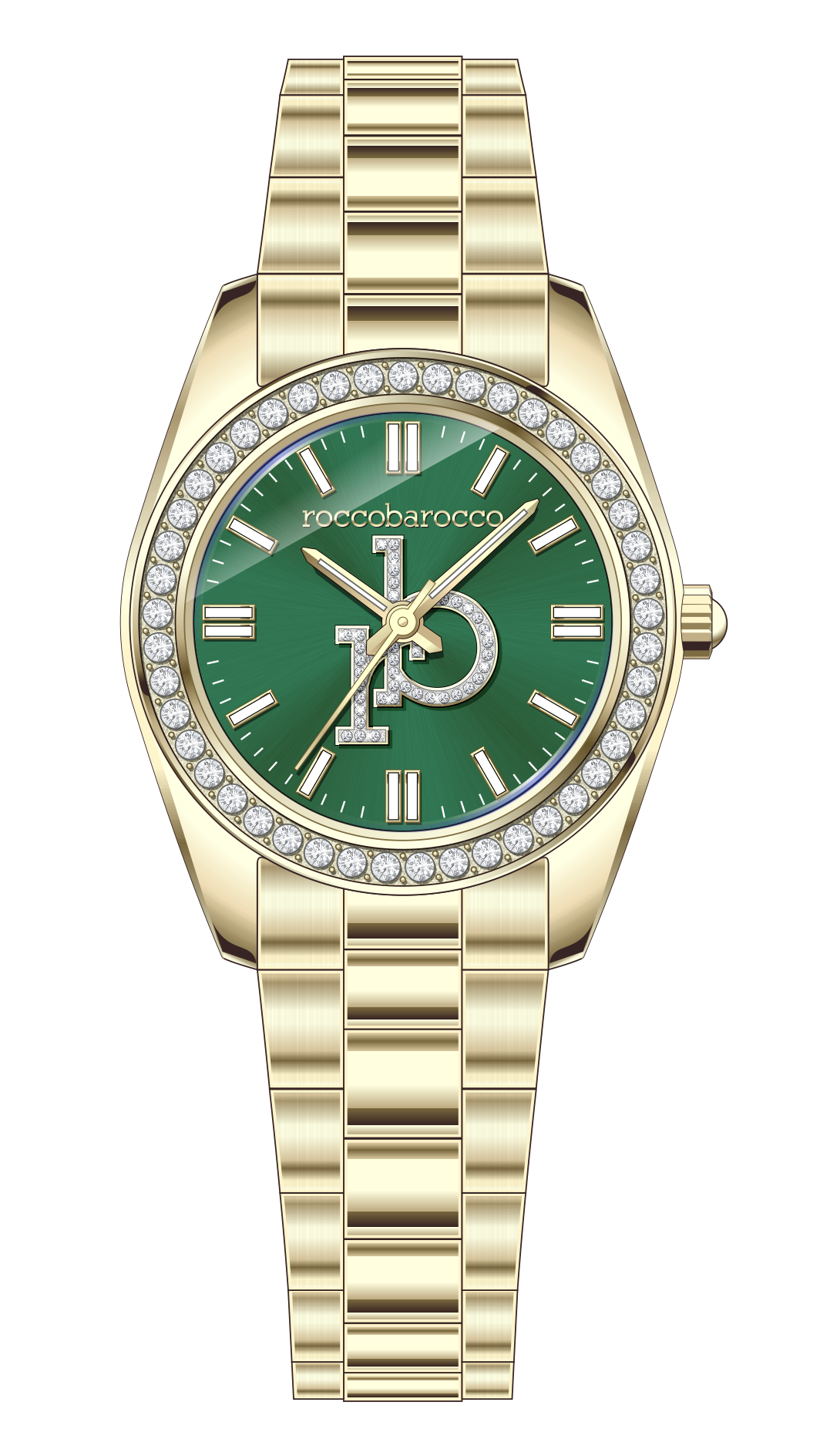 Roccobarocco watch- JUST- RB PERPETUAL-RB.3468L-05M donna GOLD