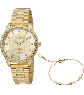 JUST CAVALLI - Watch- VALENTINE'S BOX SET donna  JC1L176M0055 GOLD