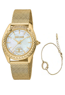 JUST CAVALLI orologio+ bracciale modello SET ANIMALIER MESH BAND - 34 mm