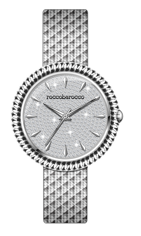 Roccobarocco watch- STARS -RB.2950L-01M donna SILVER