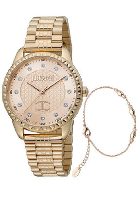 JUST CAVALLI  Watch- GIFT BOX SET- donna  JC1L176M0075 ROSEGOLD
