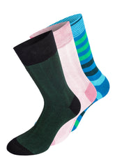 GORILLA SOCKS- 3 PACK STRIPE QUARTER