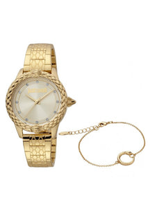 JUST CAVALLI orologio+ bracciale  SET ANIMALIER 34 mm