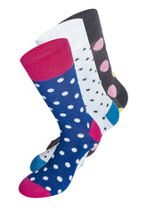 GORILLA SOCKS- 3 PACK DOT QUARTER