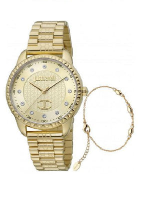 JUST CAVALLI - Watch- VALENTINE'S BOX SET donna  JC1L176M0055 GOLD