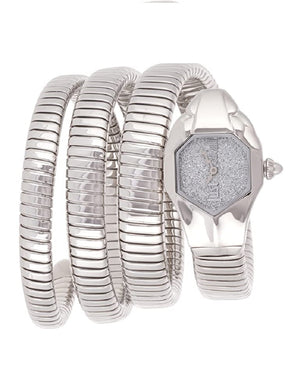 JUST CAVALLI Watch SNAKE donna  JC1L115M0015 SILVER