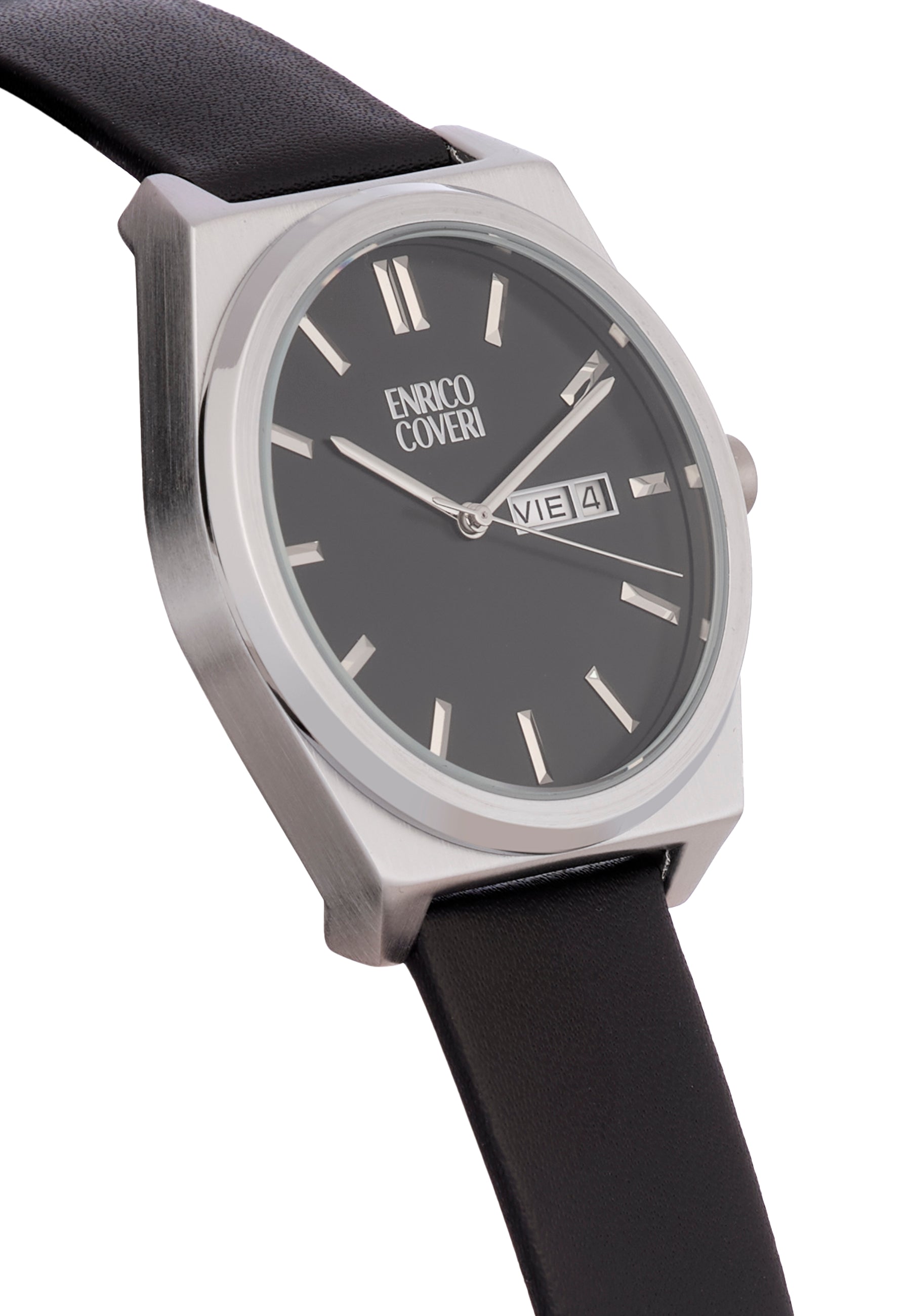 ENRICO COVERI TIME HIM GOLD OROLOGIO uomo ECTC094 NERO