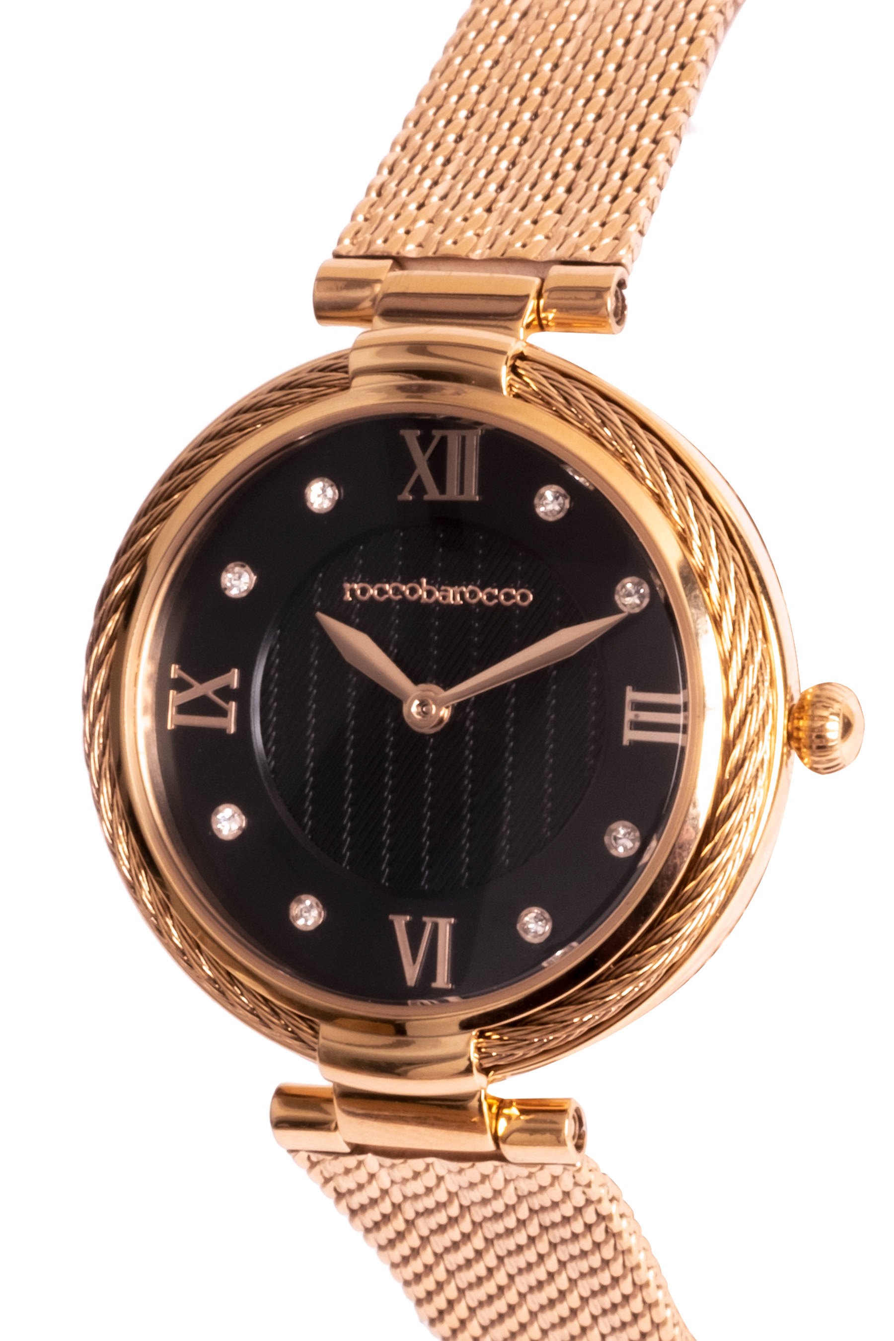 Roccobarocco watch- JUST- ROYAL-RB.4469S-04M donna ROSE GOLD