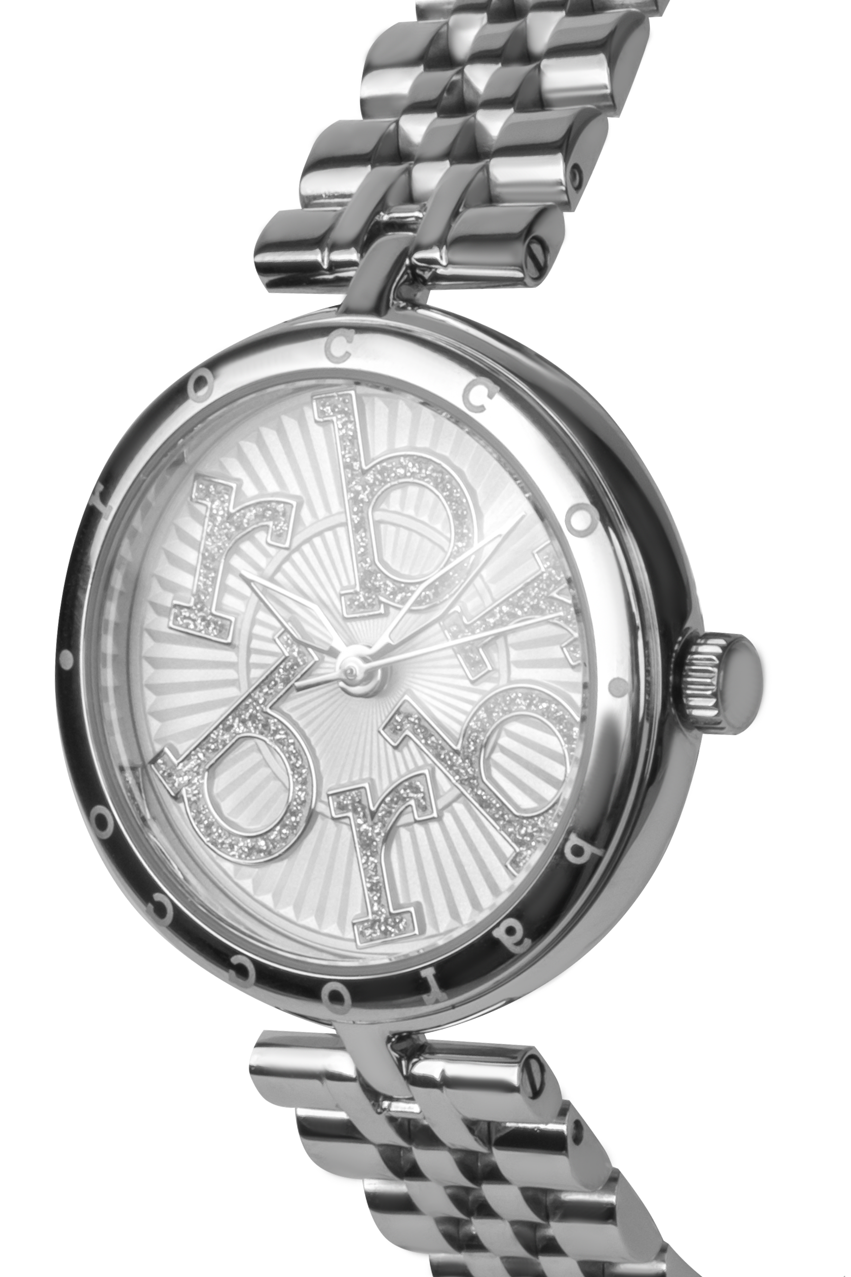 Roccobarocco watch- DIAMONDS- RB.4878L-05M donna SILVER