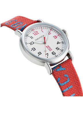 Nautica watch- N83 LOVES THE OCEAN- NAPLSS004 unisex rosso