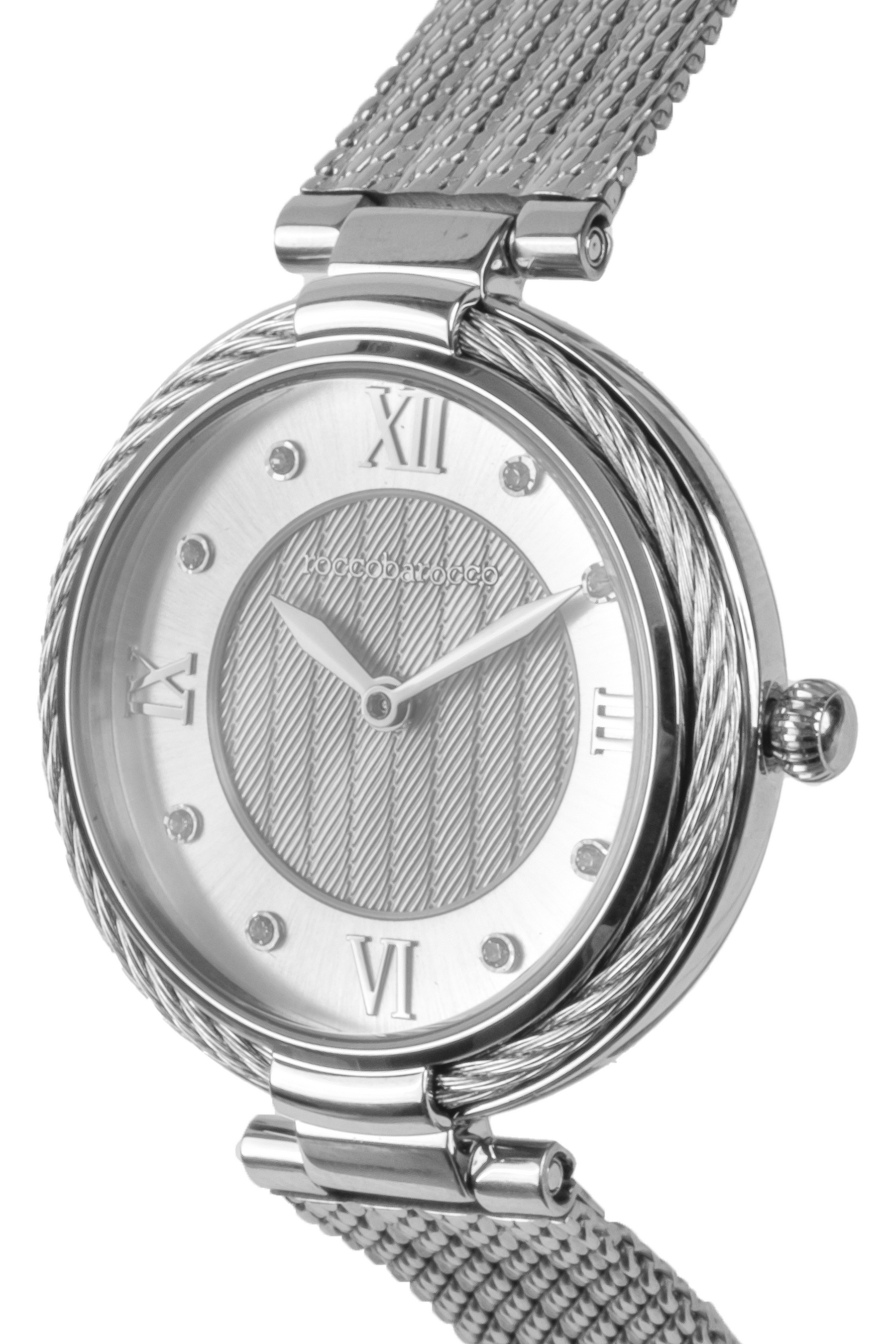 Roccobarocco watch- JUST- ROYAL-RB.4469S-07M donna SILVER