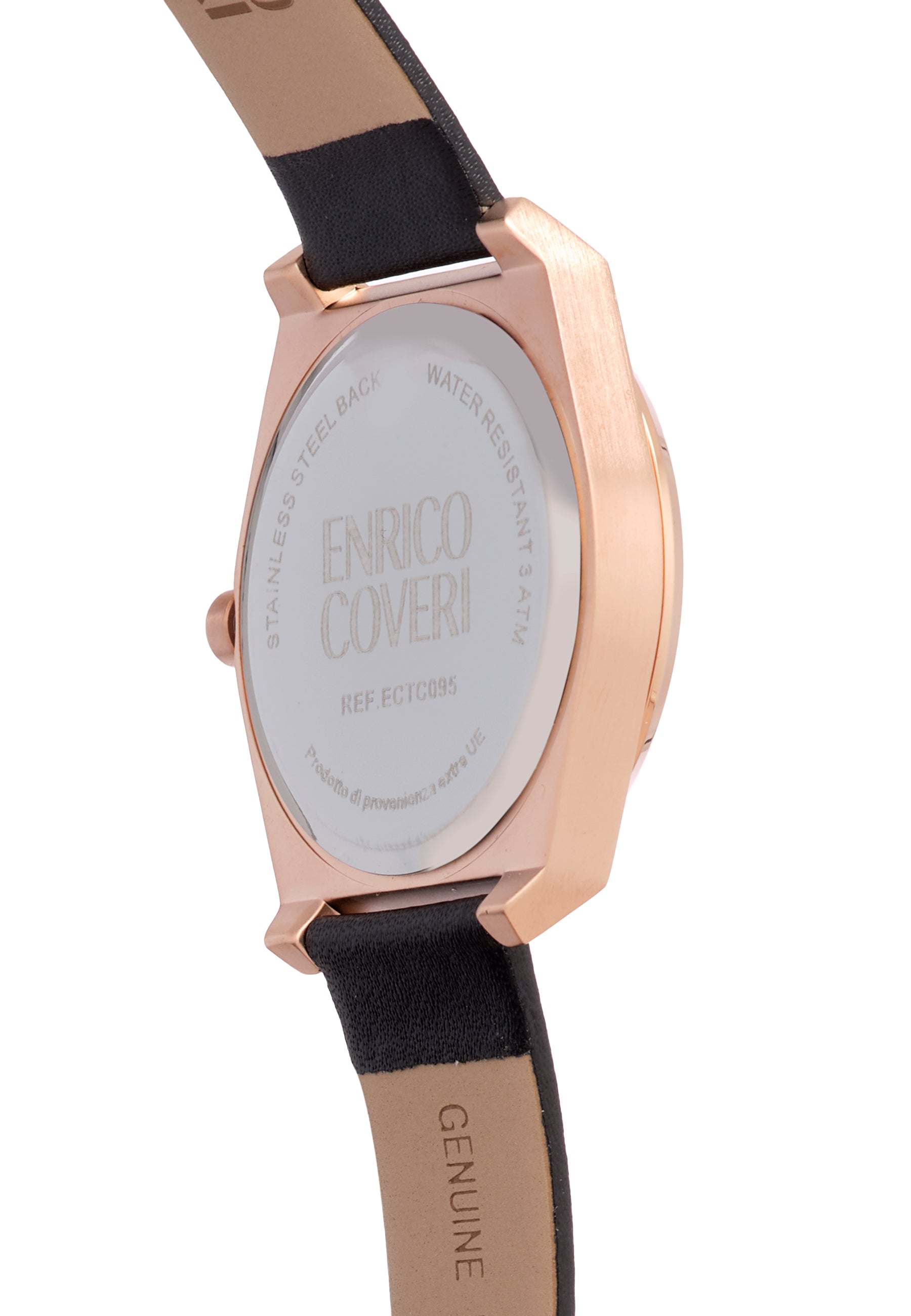 ENRICO COVERI TIME HIM GOLD OROLOGIO uomo ECTC095 NERO
