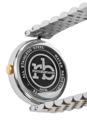 Roccobarocco watch- DIAMONDS- RB.4878L-04M donna SILVER