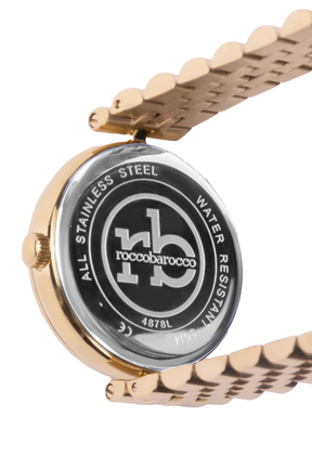 Roccobarocco watch- DIAMONDS- RB.4878L-03M donna ROSE GOLD