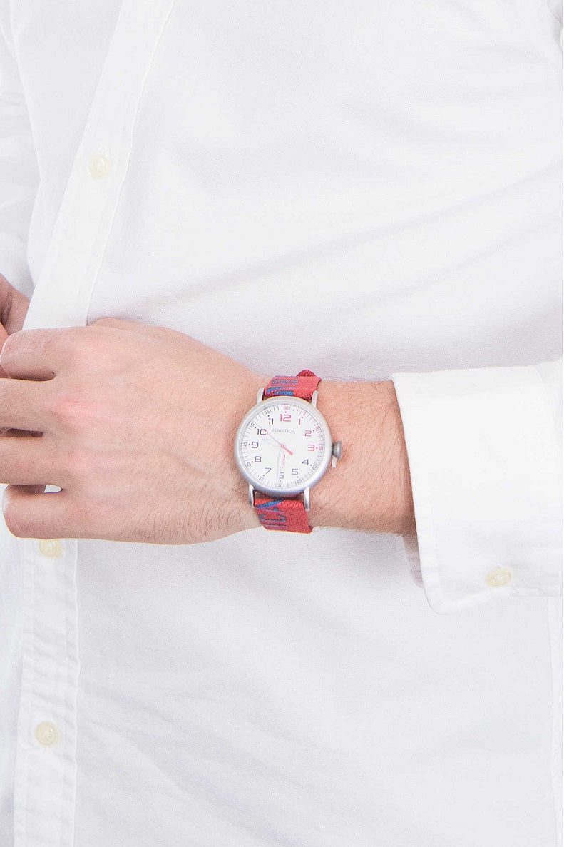 Nautica watch- N83 LOVES THE OCEAN- NAPLSS004 unisex rosso