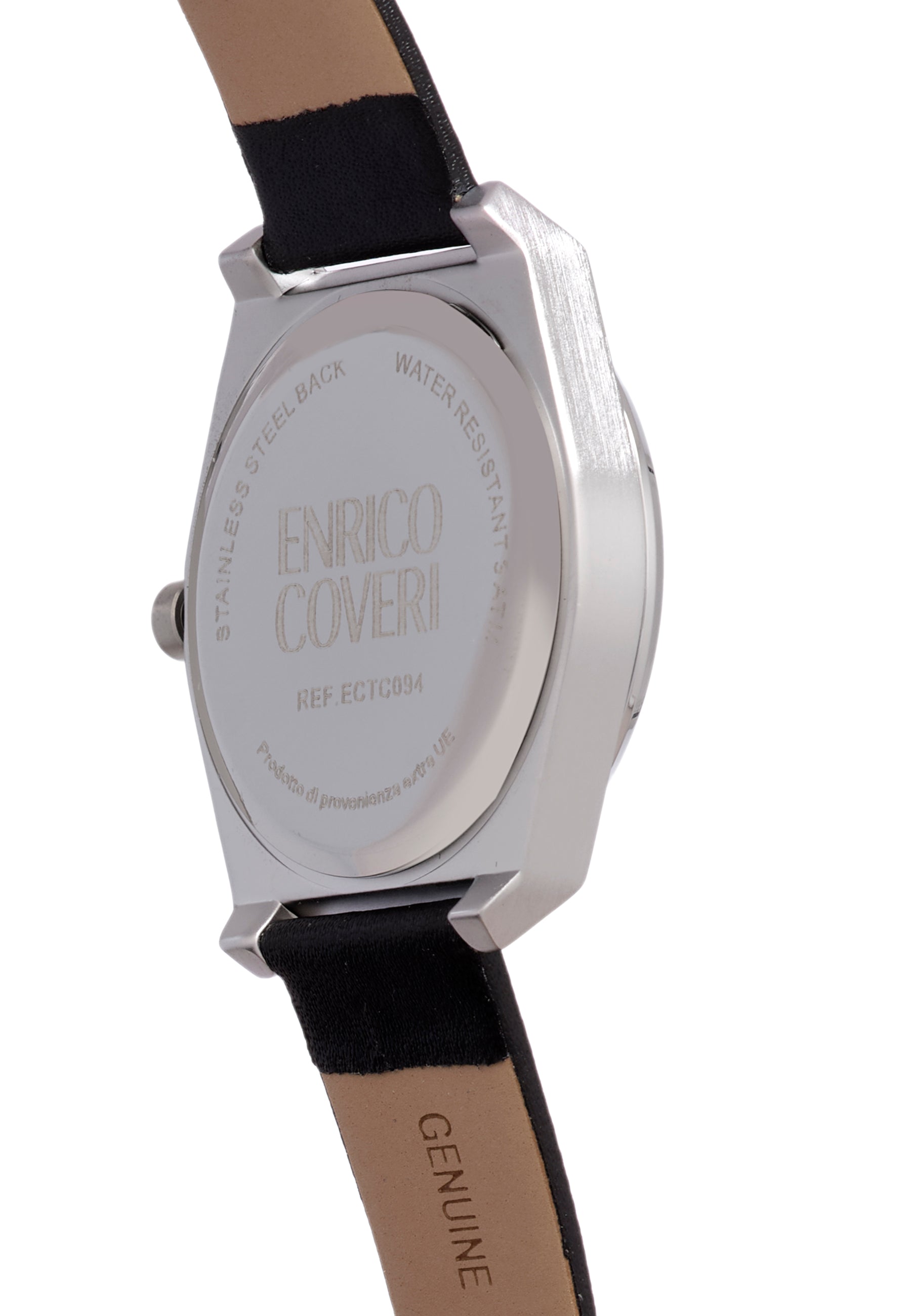 ENRICO COVERI TIME HIM GOLD OROLOGIO uomo ECTC094 NERO