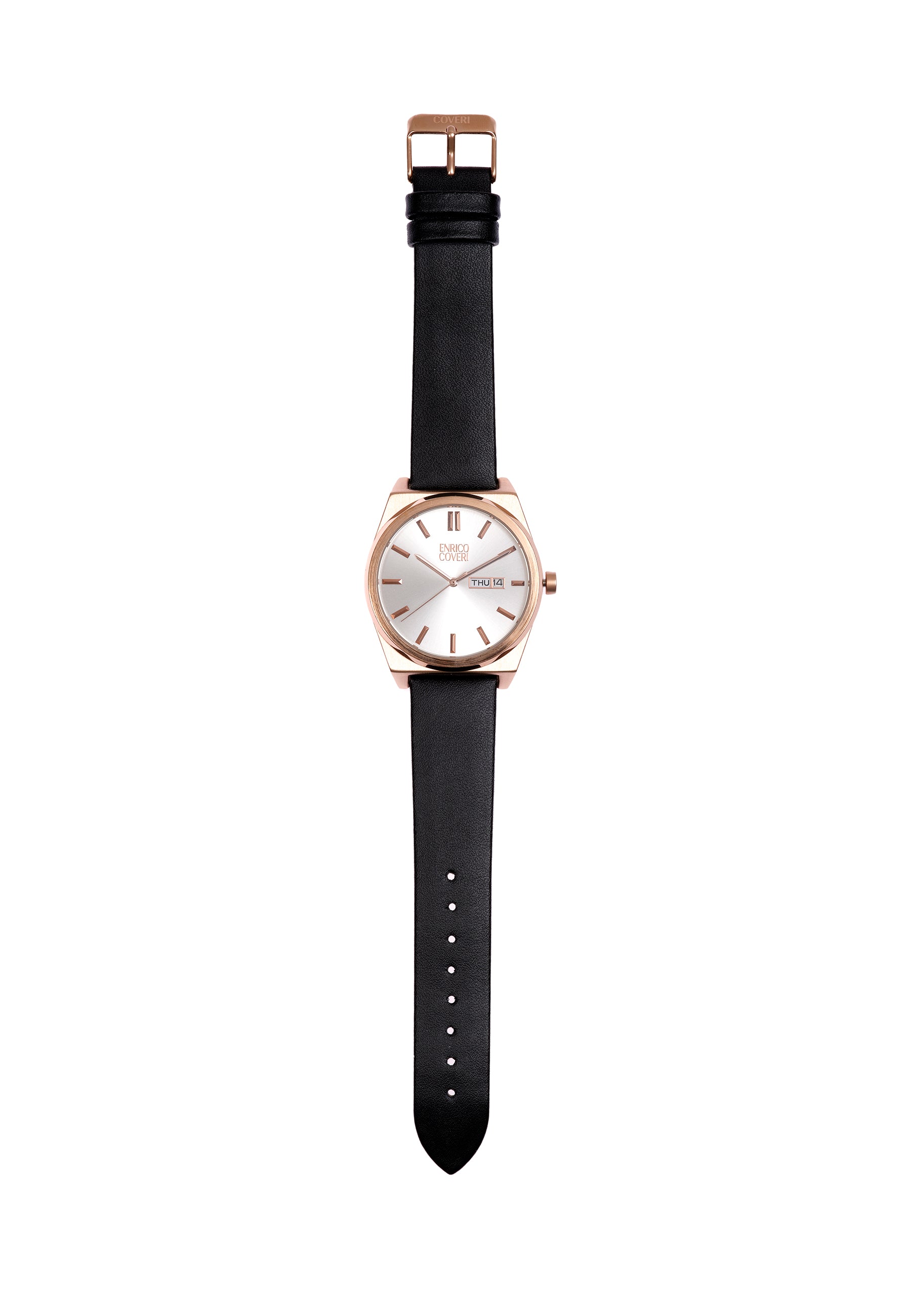 ENRICO COVERI TIME HIM GOLD OROLOGIO uomo ECTC095 NERO