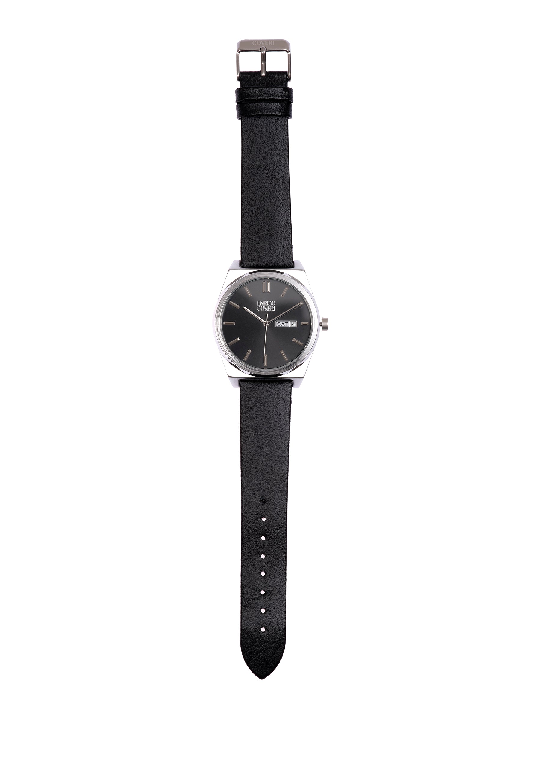 ENRICO COVERI TIME HIM GOLD OROLOGIO uomo ECTC094 NERO