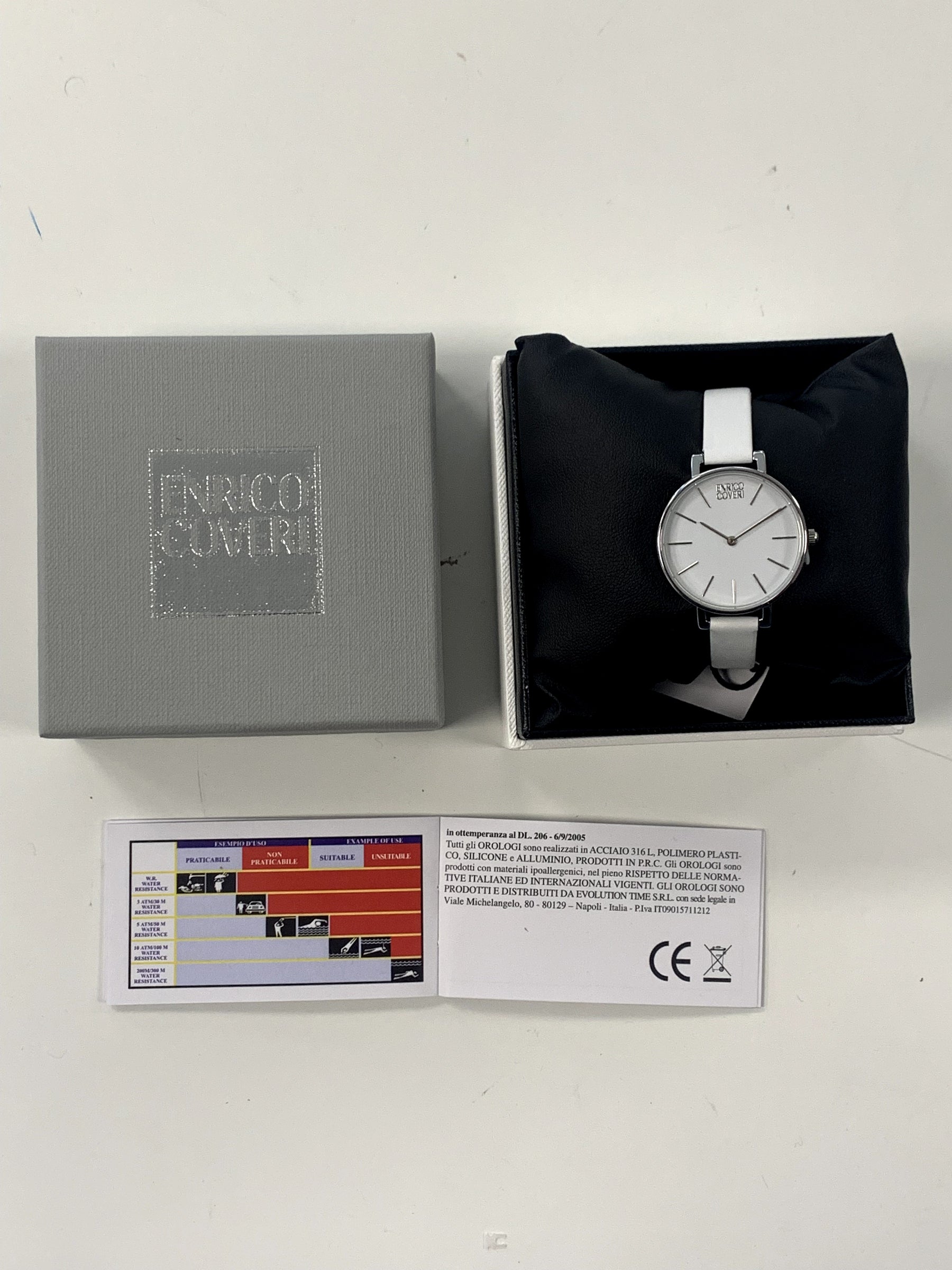 ENRICO COVERI TIME HER OROLOGIO donna ECTC088 BIANCO