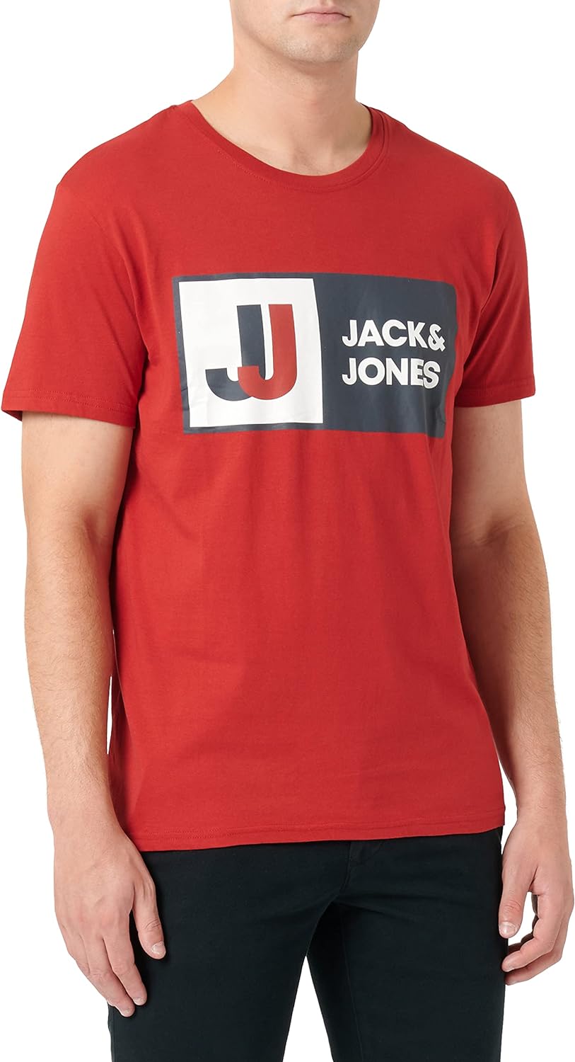 T-SHIRT JCOLOGAN TEE SS CREW 12216270-CHILIP