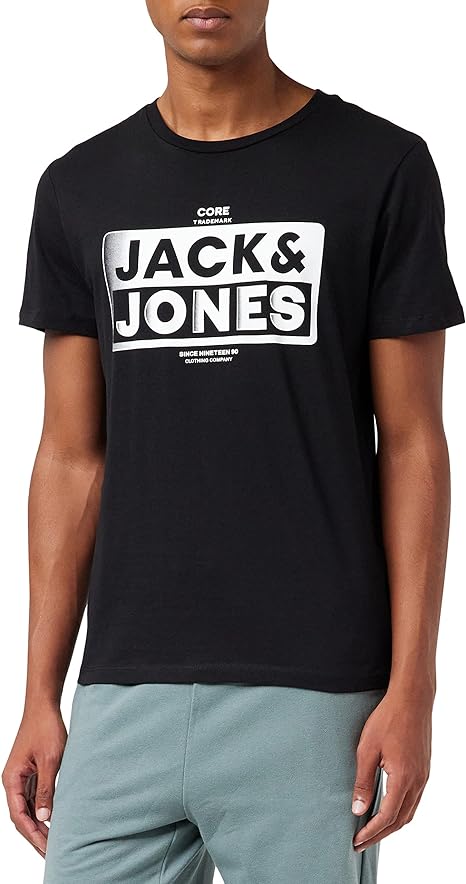 T-SHIRT Logo Crew Neck 12219832-BLACK