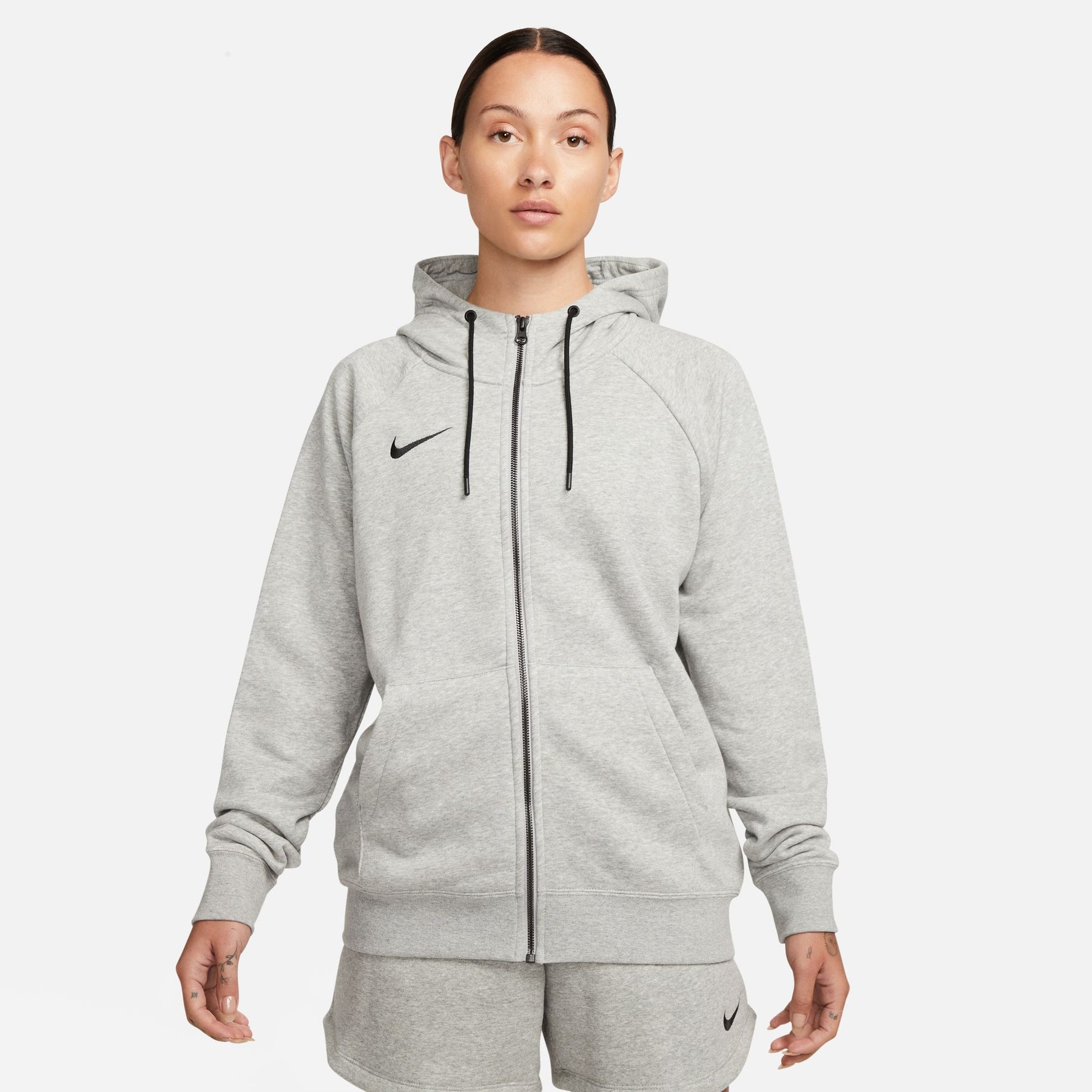 FELPA CON CAPPUCCIO FULL ZIP CW6955-063