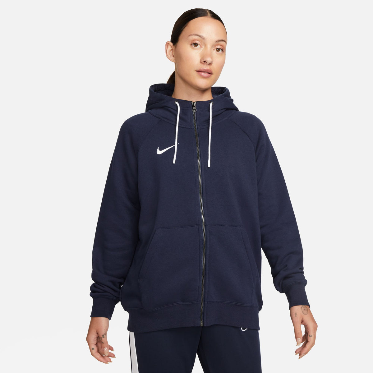 FELPA CON CAPPUCCIO FULL ZIP CW6957-451