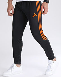 PANTALONE TUTA  BLACK/APP SIGNAL ORANGE HZ0181