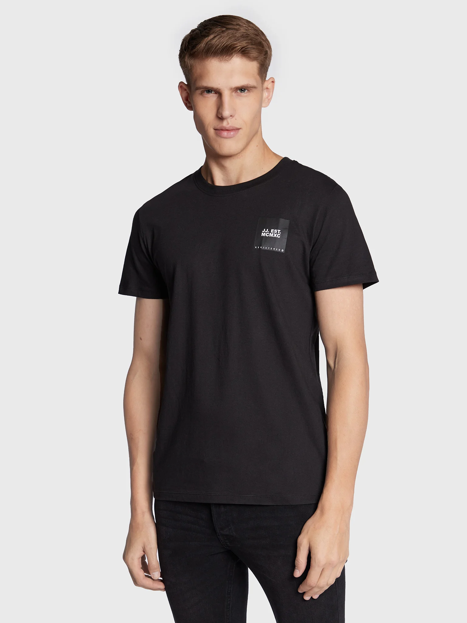 T-shirt Lock 12213248 Nero Regular Fit