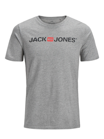 T-SHIRT JJECORP LOGO TEE 12137126-LT_GREY