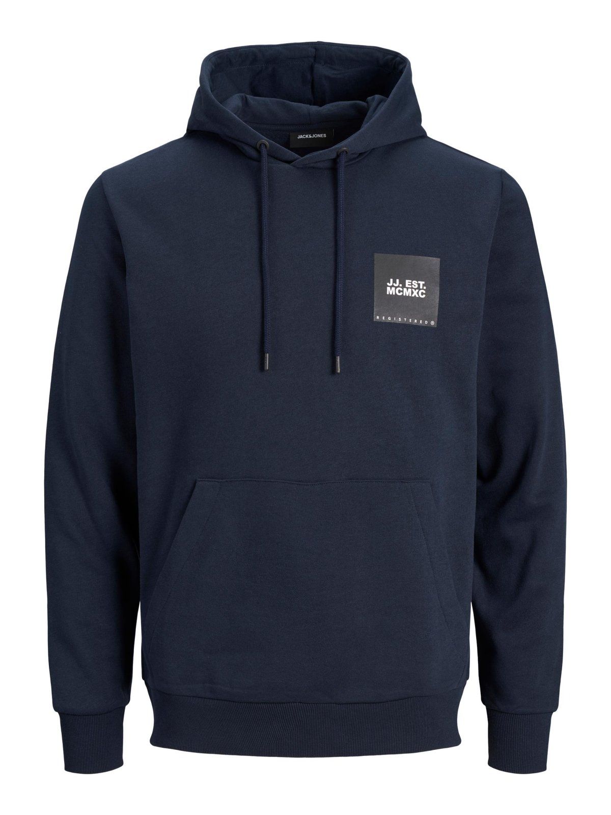 FELPA CON CAPPUCCIO JJLOCK 12213245-NAVY_B