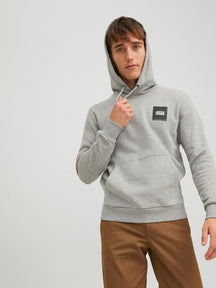 FELPA CON CAPPUCCIO JJLOCK  12213245-LT_GREY